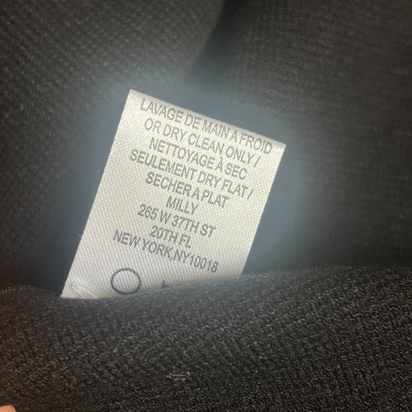 Milly Black Knit Flare Skirt - Picture 9 of 9